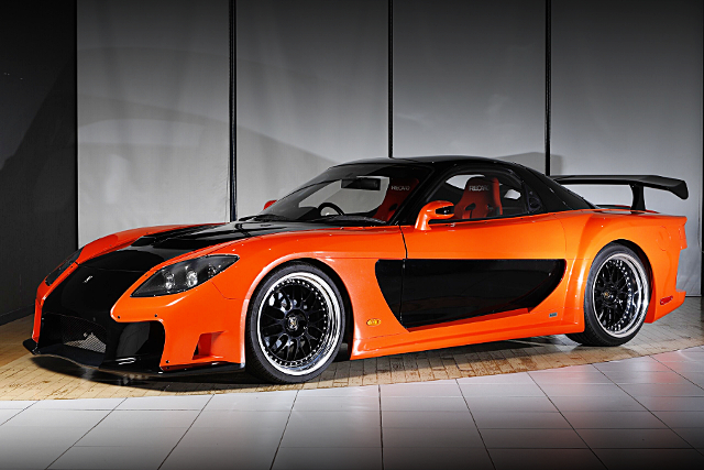 Front exterior of VeilSide RX-7 Fortune BODY FD3S EFINI RX7 TYPE-R.
