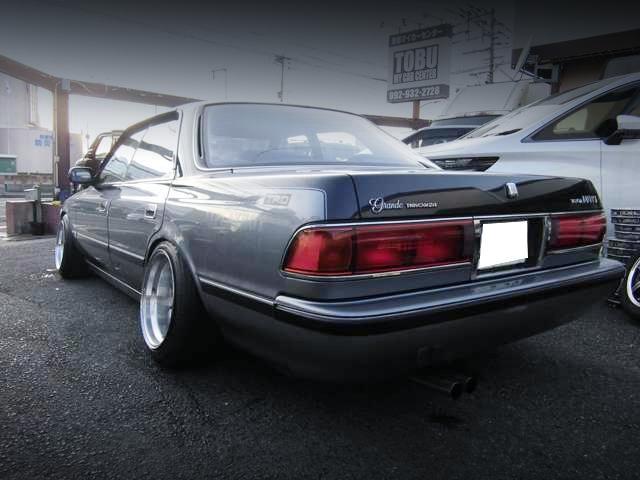 Rear exterior of GX81 MARK II GRANDE TWIN CAM 24.