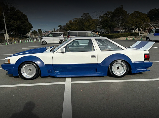 Left-side exterior of JDM WORKS WIDEBODY GZ10 SOARER.