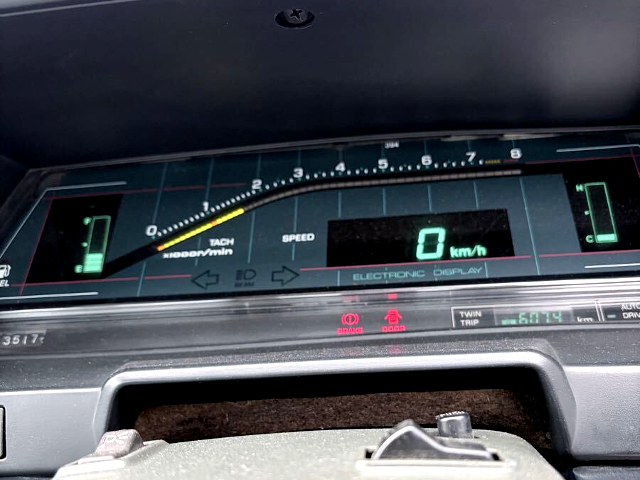 Speed cluster of JDM FUKUOKA STYLE GZ10 TOYOTA SOARER.