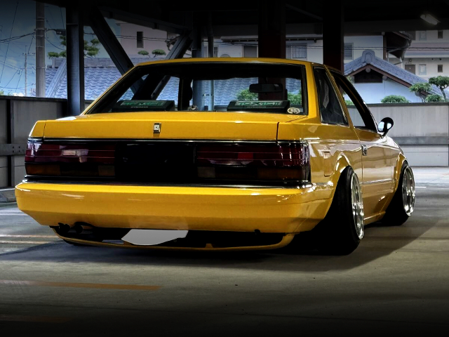 Rear exterior of JDM FUKUOKA STYLE GZ10 TOYOTA SOARER.