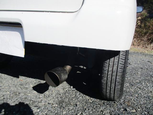 Swift exhaust muffler installed HA23V ALTO Vs.