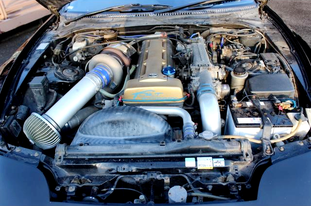 2JZ-GTE With T88-34D SINGLE TURBO.