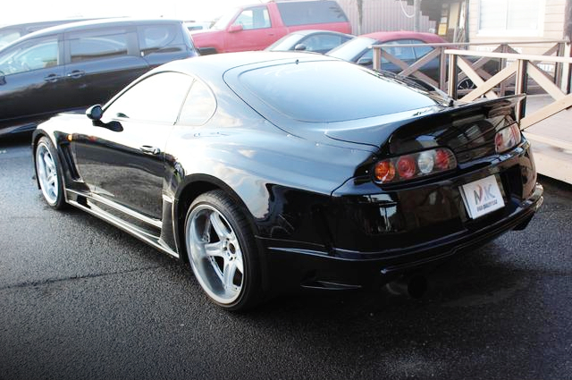 Rear exterior of TOPSECRET WIDEBODY JZA80 SUPRA RZ.