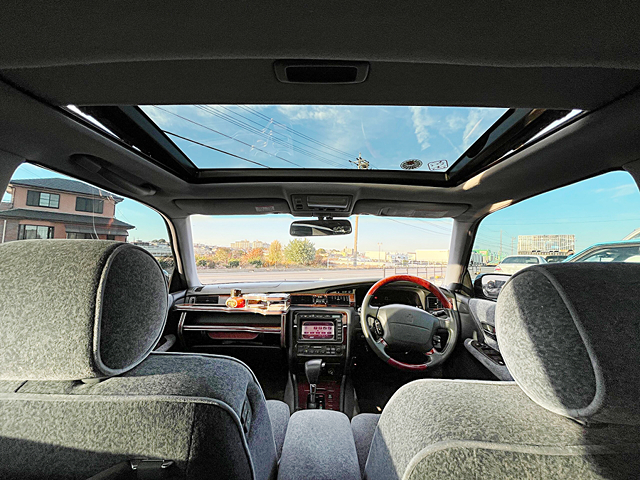 Interior of JDM VIP style JZS155 CROWN 3.0 ROYAL SALOON.