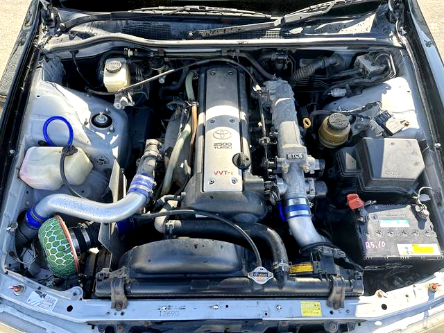 1JZ-GTE turbo engine of WIDEBODY JZX100 CHASER TOURER-V.