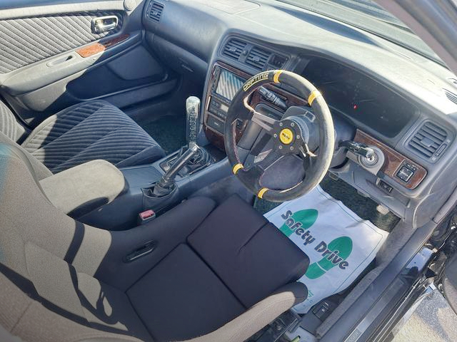 Interior of WIDEBODY JZX100 CHASER TOURER-V.