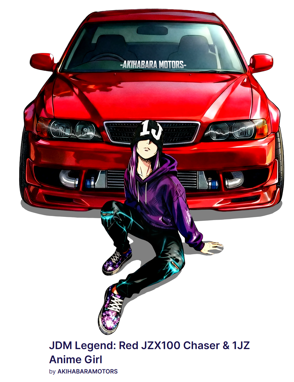 JZX100チェイサー ＆ 1Jガール