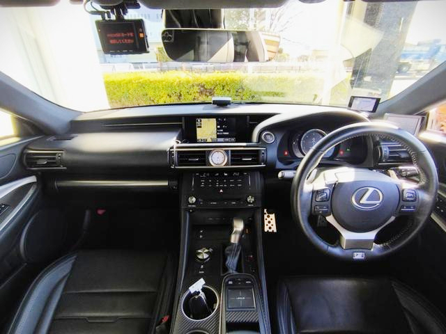 Interior of GSC10 LEXUS RC350 F SPORT.