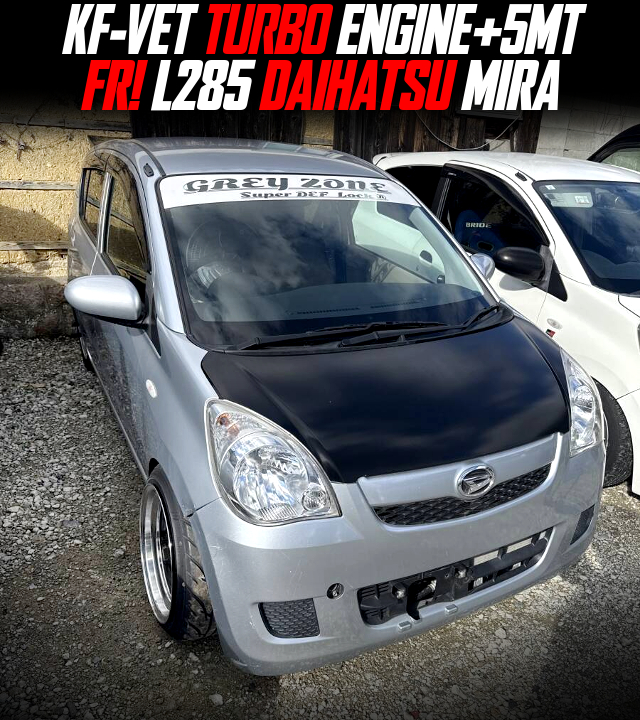 KF-VET TURBO ENGINE and 5MT in the L285 DAIHATSU MIRA of FR.