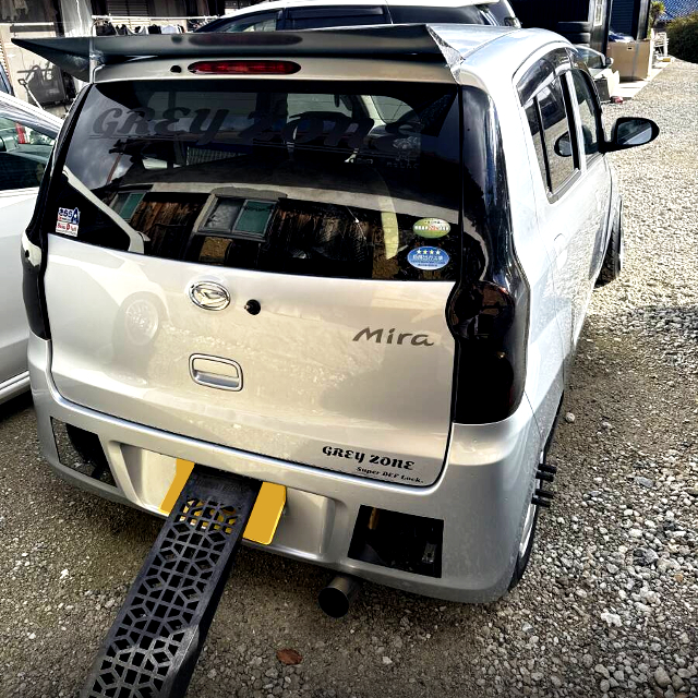 Rear exterior of L285 DAIHATSU MIRA.
