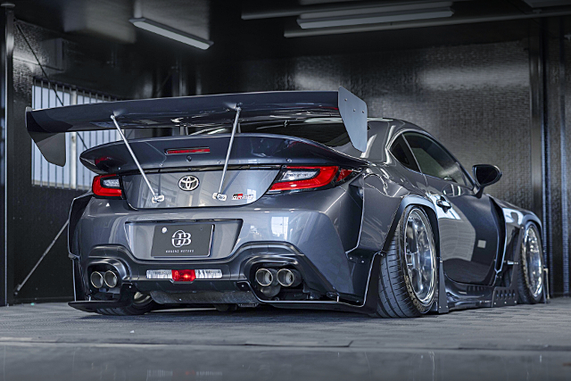 Rear exterior of PANDEM WIDEBODY ZN8 GR86 RZ.