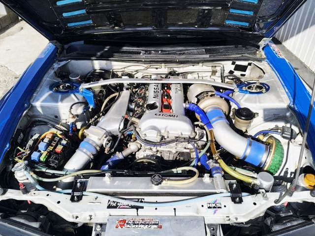 SR20 With TOMEI 2.2L STROKER KIT and TE06H TURBOCHARGER.
