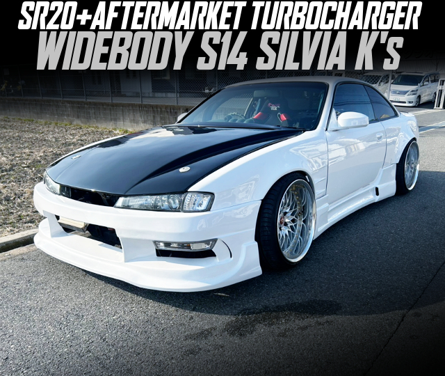 SR20 With AFTERMARKET TURBOCHARGER in the WIDEBODY S14 SILVIA Ks.