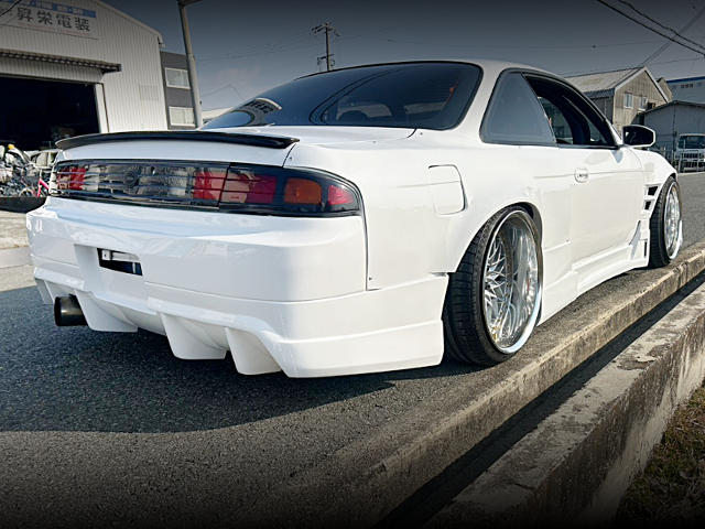 Rear exterior of WIDEBODY S14 SILVIA Ks.