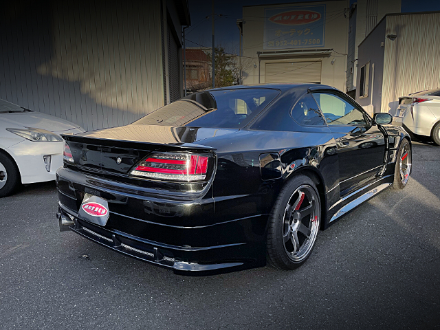 Rear exterior of VERTEX EDGE WIDEBODY S15 SILVIA SPEC-R V-PACKAGE.