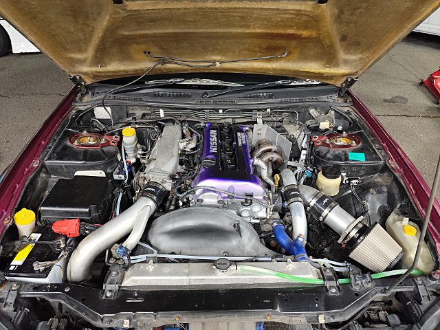 SR20DET With HKS GT-RS turbo.