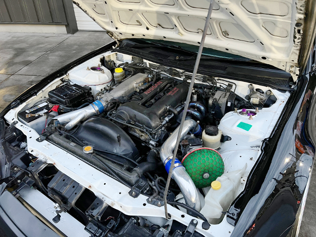 SR20DET turbo engine.