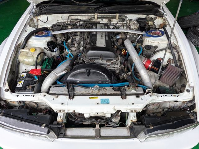 SR20DET With APEXi TURBINE and POWER-FC ECU.