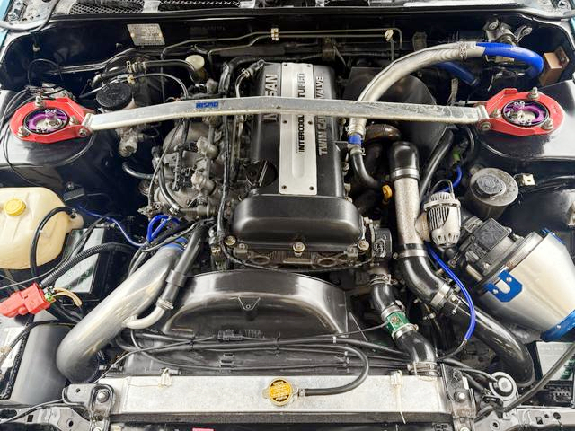 SR20DET turbo engine.