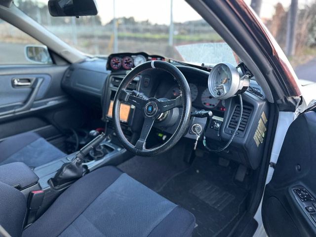 Interior of 1st Gen NISSAN STAGEA.