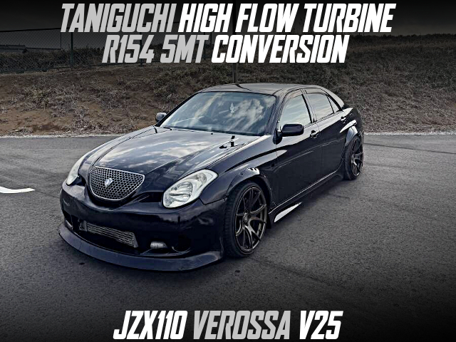 TANIGUCHI HIGH FLOW TURBINE, R154 5MT CONVERSION, in the JZX110 VEROSSA V25.