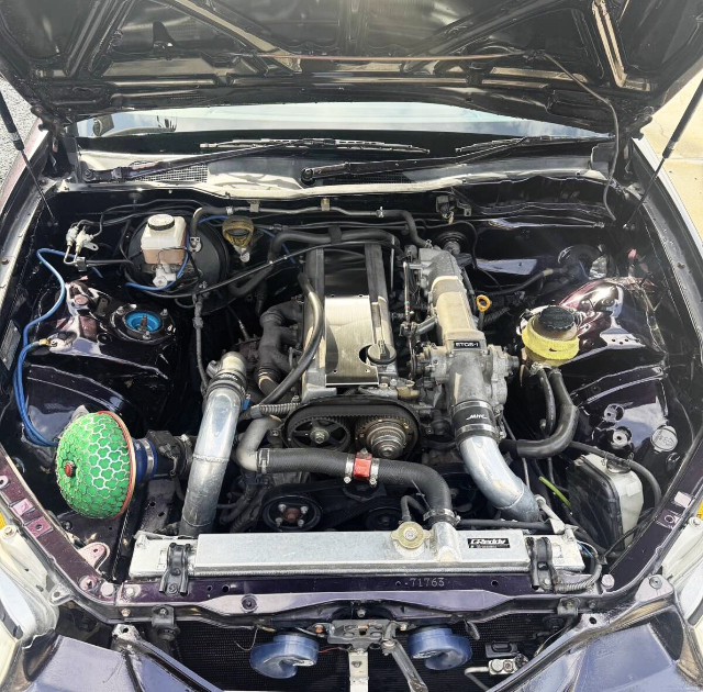 1JZ-GTE engine With TANIGUCHI high flow turbo.