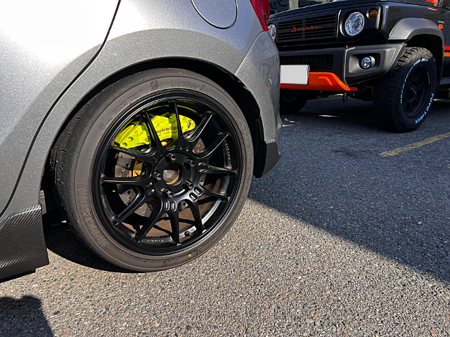 Rear 4-POT Caliper upgrade of 220HP ZC33S SUZUKI SWIFT SPORT.