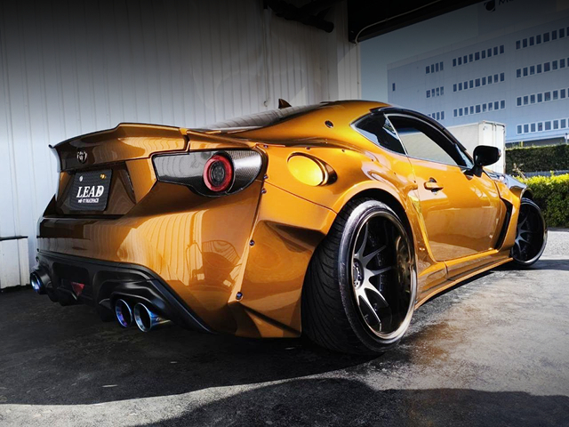 Rear exterior of rallybacker WIDEBODY ZN6 TOYOTA 86 GT LIMITED.