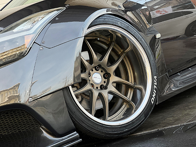 Front Rim of WIDEBODY CKV36 SKYLINE COUPE 370GT.