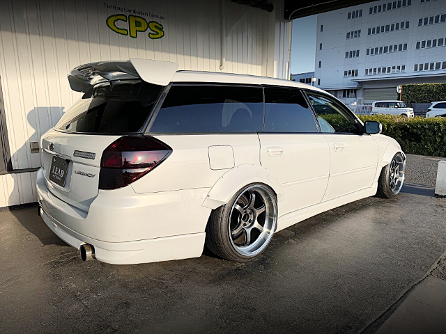 Rear exterior of Battle Works WIDEBODY BP5 LEGACY TOURING WAGON 2.0GT SPEC B.