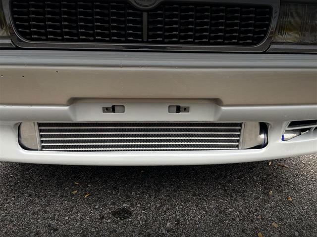 Front mount intercooler.