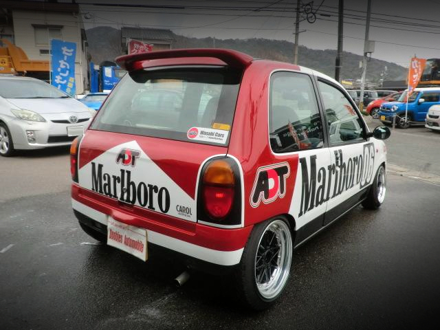 Rear exterior of AC6P MAZDA CAROL MELADY.