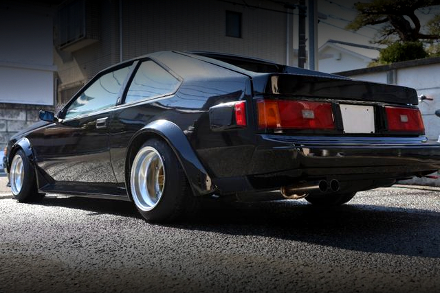 Rear exterior of 3th Gen CELICA LIFTBACK 1600 GT-R.