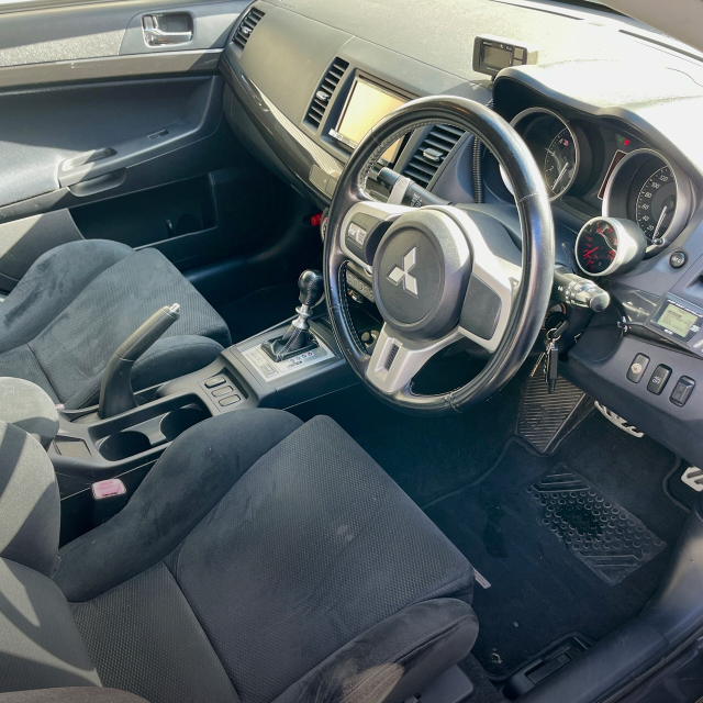 Interior of CZ4A LANCER EVOLUTION X GSR.