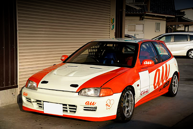 Front exterior of EG6 CIVIC SiR.