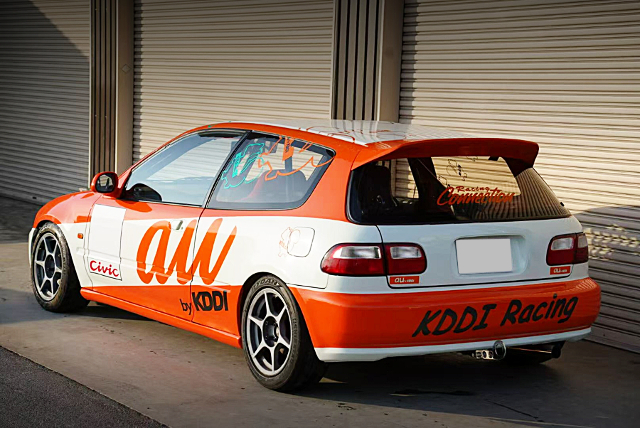 Rear exterior of EG6 CIVIC SiR.