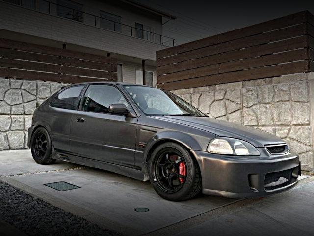 Front exterior of EK4 HONDA CIVIC.