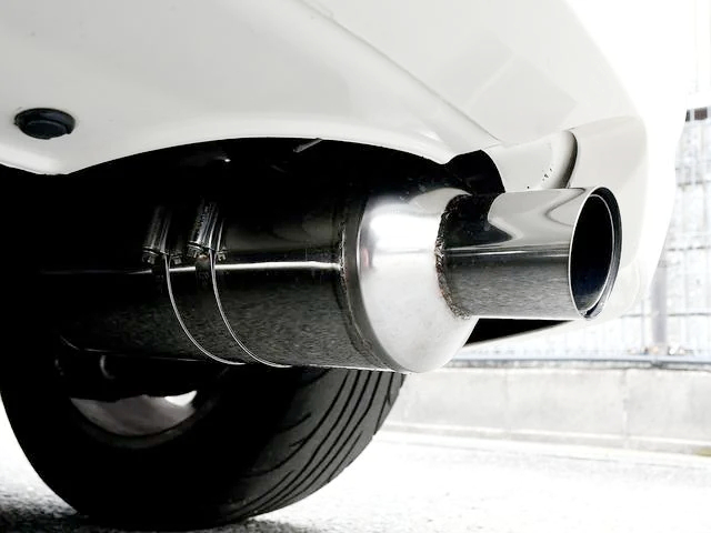 Aftermarket exhaust muffler.