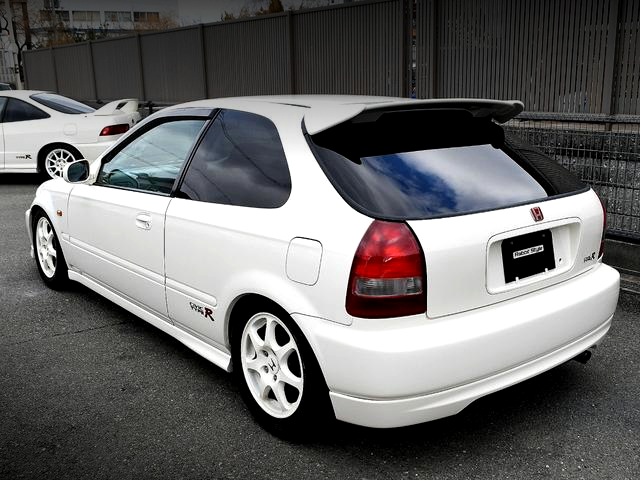 Rear exterior of EK9 HONDA CIVIC TYPE-R.