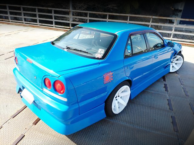 Rear exterior of ER34 SKYLINE 4-DOOR 25GT.