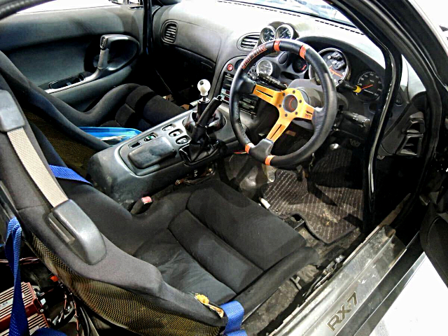Interior of FD3S MAZDA RX-7.