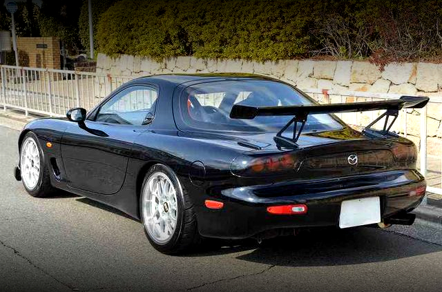 Rear exterior of FD3S MAZDA RX-7 TYPE R II BATHURST.