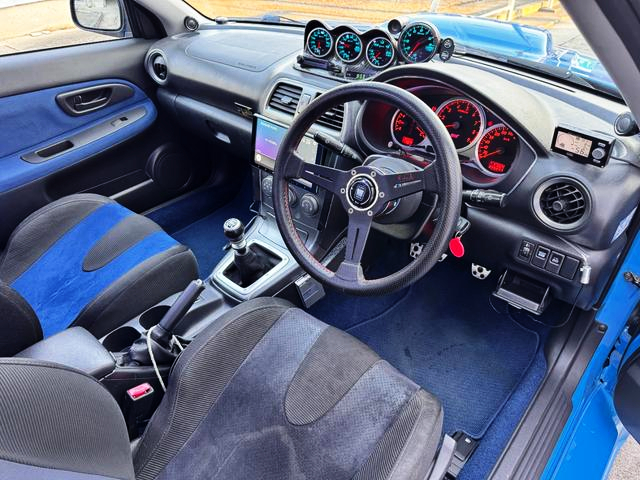 Interior of CHARGE SPEED WIDEBODY GDB IMPREZA WRX STI SPEC C V LIMITED 2005.