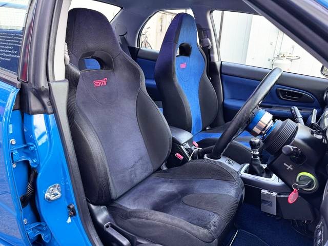 Seats of CHARGE SPEED WIDEBODY GDB IMPREZA WRX STI SPEC C V LIMITED 2005.