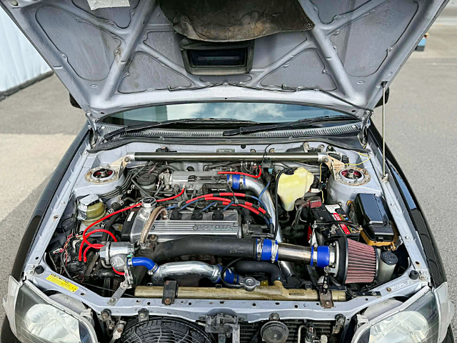 WISECO FORGED PISTONS installed 4E-FTE turbo engine.