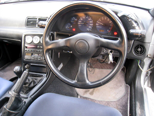 Dashboard of GT-R style WIDEBODY HNR32 SKYLINE 4-DOOR.