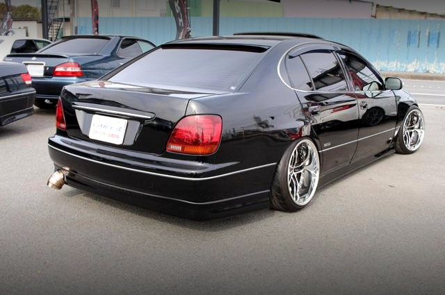 Rear exterior of JZS161 ARISTO V300 VERTEX EDITION.