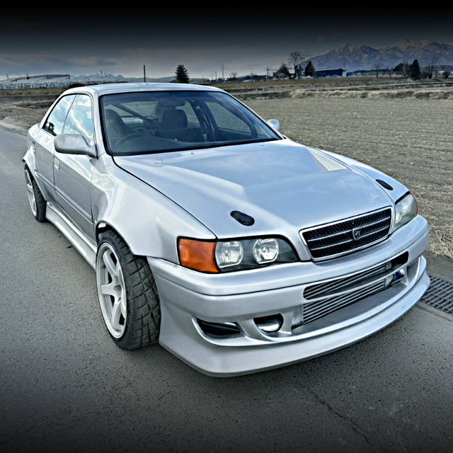 Front exterior of WIDEBODY JZX100 CHASER TOURER-V.