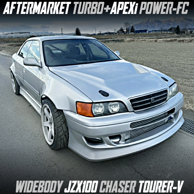 AFTERMARKET TURBO and APEXi POWER-FC in the WIDEBODY JZX100 CHASER TOURER-V.